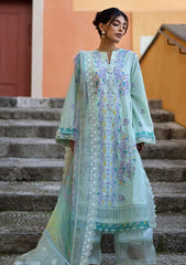 Lawn - Ansab Jahangir - Zoha - Luxury 25 - AJ-LL-25-02 - Misty Jade