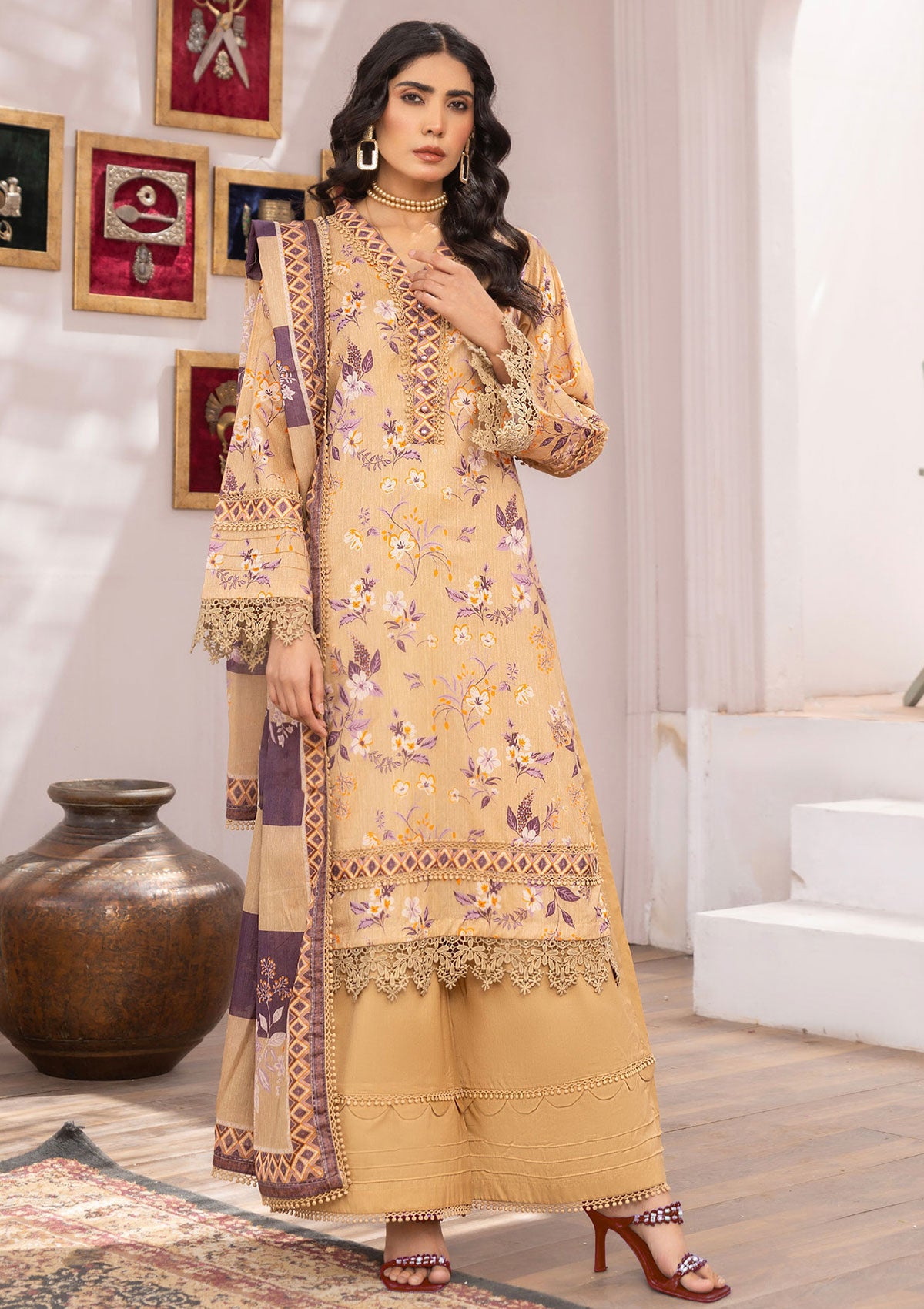 Lawn Collection - Humdum - Rang e Noor - HRN#12