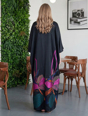 Pret - Moven - Silk Jacquard Women's Shrug - Black