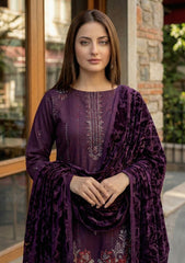 Winter - Meemsey - Noor Jahan - Monal 25 - Palachi Shawl - D#225 - Purple