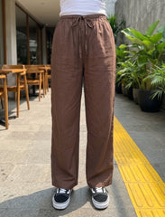 Pret - Moven - Cotton Blended Jersey Trouser - Brown