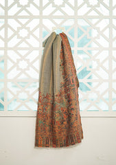 Pure Pashmina Kaani Jamawar Shawl D - 011F - Multi
