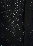 Winter Collection - Riwaj - Bamber Chikankari W/ Sequence Work - Black