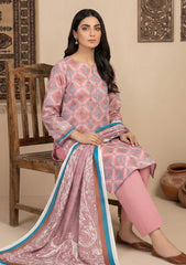 Winter - Rubaaiyat - D Prints - Marina 26 - Wool Shawl - RPM#08 - T Pink