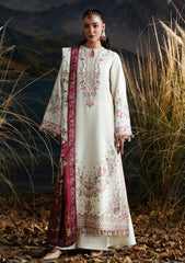 Winter - Emaan Adeel - Letters Karandi Unstitched 26 - IVORY PAGES