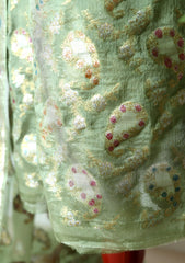 Formals - Fancy Closet - 2 pcs Suit - Chiffon Jamawar D#530 Green