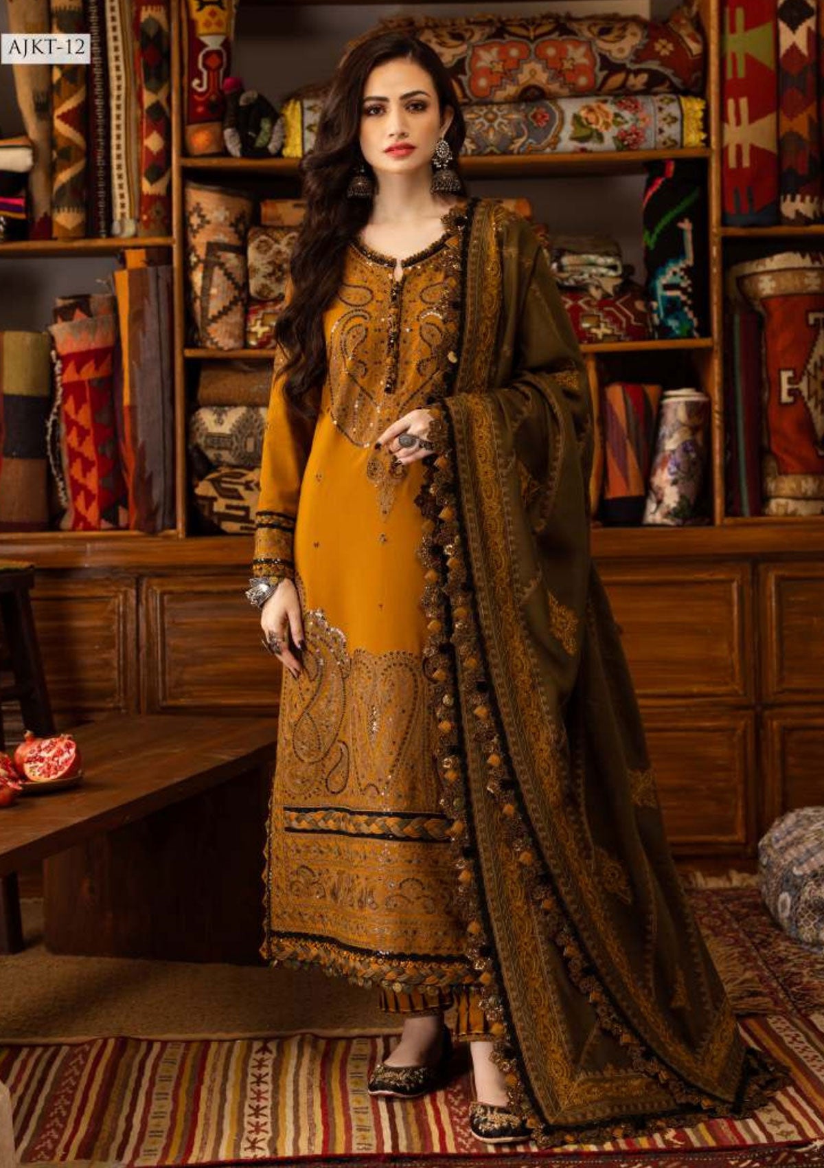 Winter Collection - Asim Jofa - Kashmiri Taanka - AJKT#12 – Saleem ...