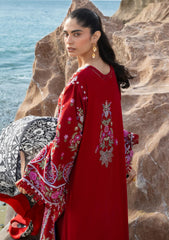 Lawn - Sadaf Fawad Khan - Siraa - Luxury 26 - Laal