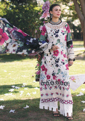 Lawn Collection - Elaf Premium - Print Chikankari - EPC24#01 - A - LOVELIGHT