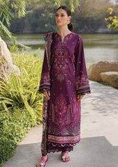 Lawn - Xenia - Luxury Unstitched 25 - XLL#11 - Violet