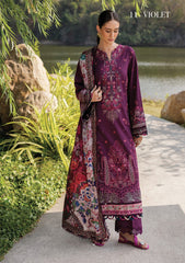 Lawn - Xenia - Luxury Unstitched 25 - XLL#11 - Violet