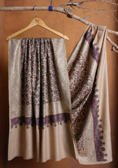 Pashmina Embroidered Jaaldar Shawl D#11 - Skin 5