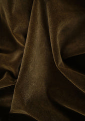 Gents Velvet Fabric - Dark Brown