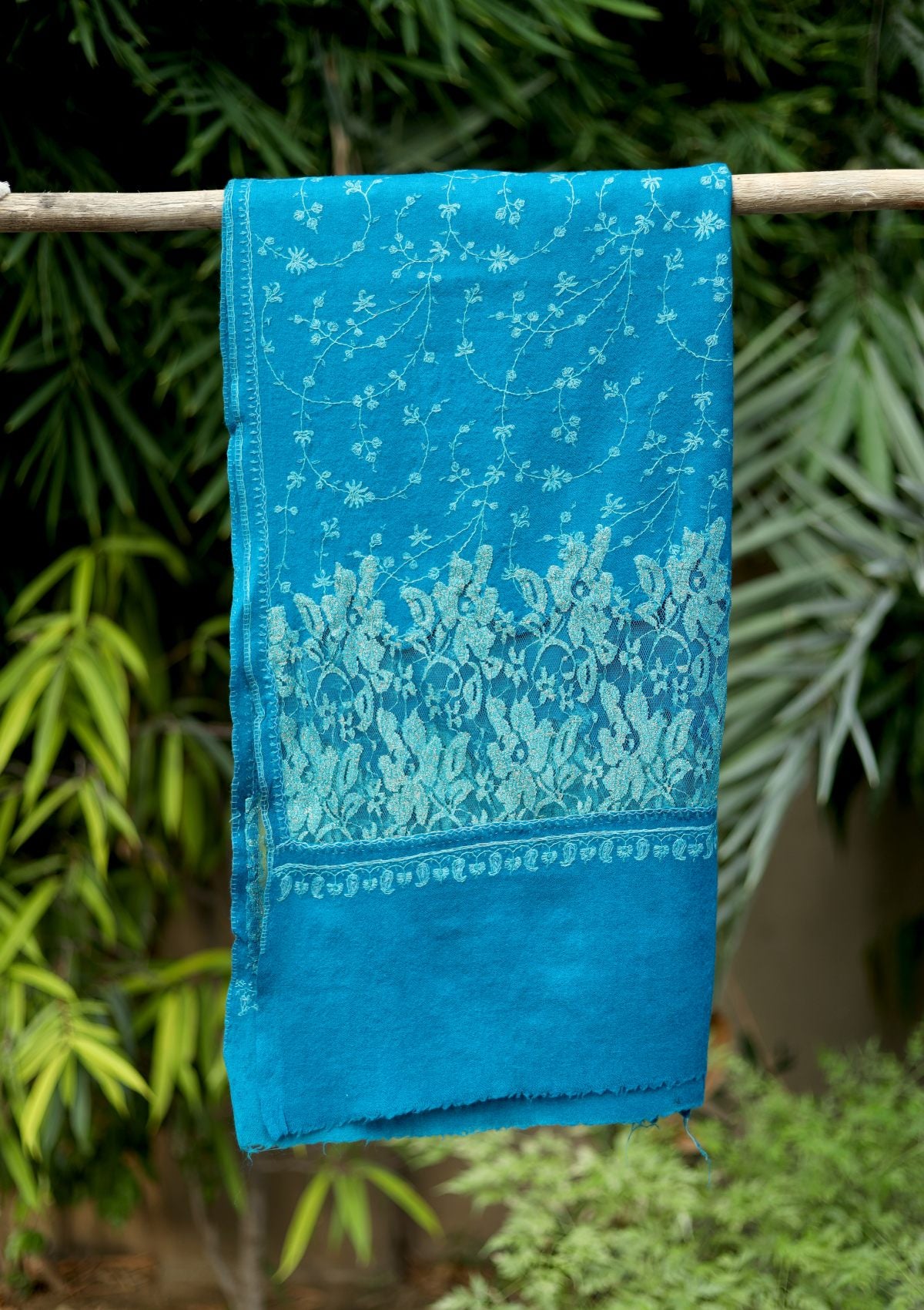 Pashmina Kashmiri Work Shawl  D - 06