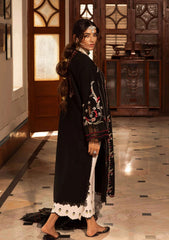 Winter Collection - Crimson - Aaleen - Winter Unstitched 24 - Meenakari