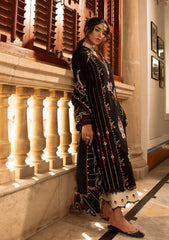 Winter Collection - Crimson - Aaleen - Winter Unstitched 24 - Meenakari