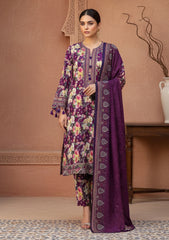 Winter - Riwaj - Printed Marina - 3 Pcs - Wool Shawl 25 - D#21