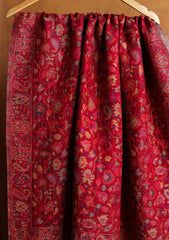 Pashmina Zari Jamawar Shawl D#43 - Maroon