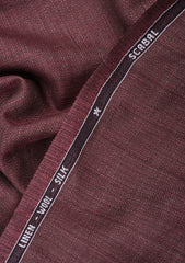 Scabal Amalfi 250 Gr Textured Suiting - Burgundy