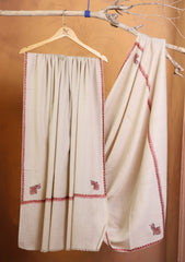 Pashmina Kashmiri Border Shawl D#159 - Skin