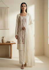 Lawn - Rubaaiyat - R Prints 26 - D#212 - Cream