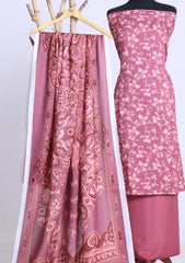 Winter - Rubaaiyat - D Prints - Marina 26 - Wool Shawl - RPM#12 - DT Pink