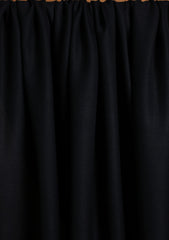 Pashmina Embroidered Border Shawl D#01 - Black 1