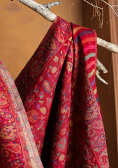 Pashmina Zari Jamawar Shawl D#43 - Maroon