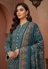 Winter - Riwaj - Printed Marina - 3 Pcs - Wool Shawl 25 - D#07