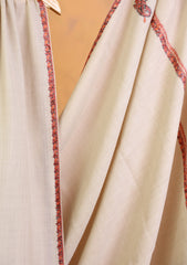 Pashmina Kashmiri Border Shawl D#159 - Skin