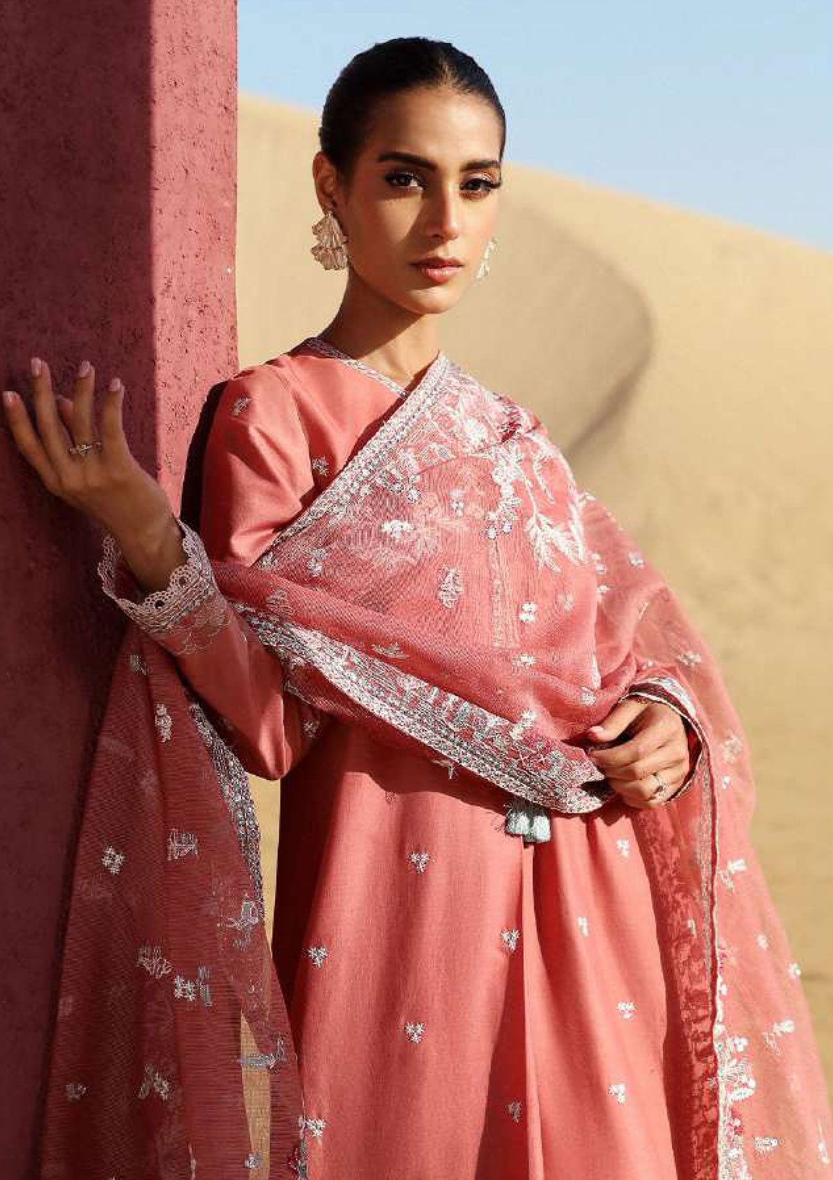 Lawn Collection - Cross Stitch - Eid Lawn 2 - SL24#11 - Mulberry Blush