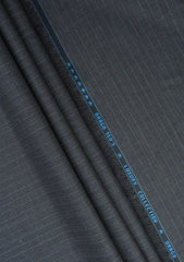 Drago Luxury Micron Super 160's Wool & Silk Fabric - D Grey