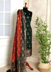 Formals - Fancy Closet - 2 pcs Suit - Chiffon Jamawar D#82 D Rust