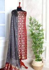 Formals - Fancy Closet - 2 pcs Suit - Chiffon Jamawar D#76 Maroon