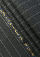 Cavani The Quintessence Super 150'S Wool - Dark Grey