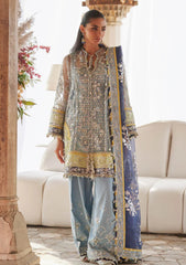 Formals - Zaha - Gossamer - Unstitched Wedding - Festive 25 - ZC#04 - NILOFAR-E-SHAAM