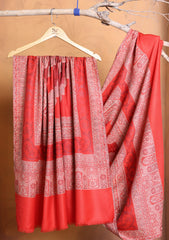 Pashmina Jamawar Shawl D#200 - Red