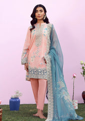 Lawn - Sahar - Mirha 26 - SS1-26-39 - Blush Azure