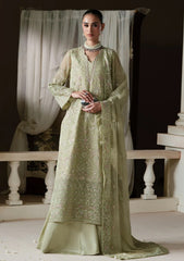 Formals - Emaan Adeel - Modern Heirloom Unstitched Chiffon 26 - MODERN BELLE