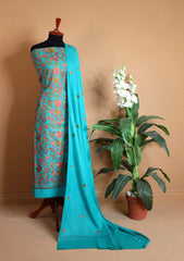 Winter Collection - Riwaj - Pashmina Embroidered Suit - Volume II - D#10 (C)