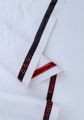 Elite Men TR Topical Red  Selvage Plain Wash & Wear - M White