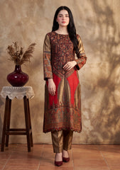 Pret - Riwaj - Silk Kani Zari Jamawar Shirt - Multi