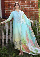 Lawn - Mushq - Solace 26 - Ombre Chikankari - MUNSS#202 - Ethereal Pause