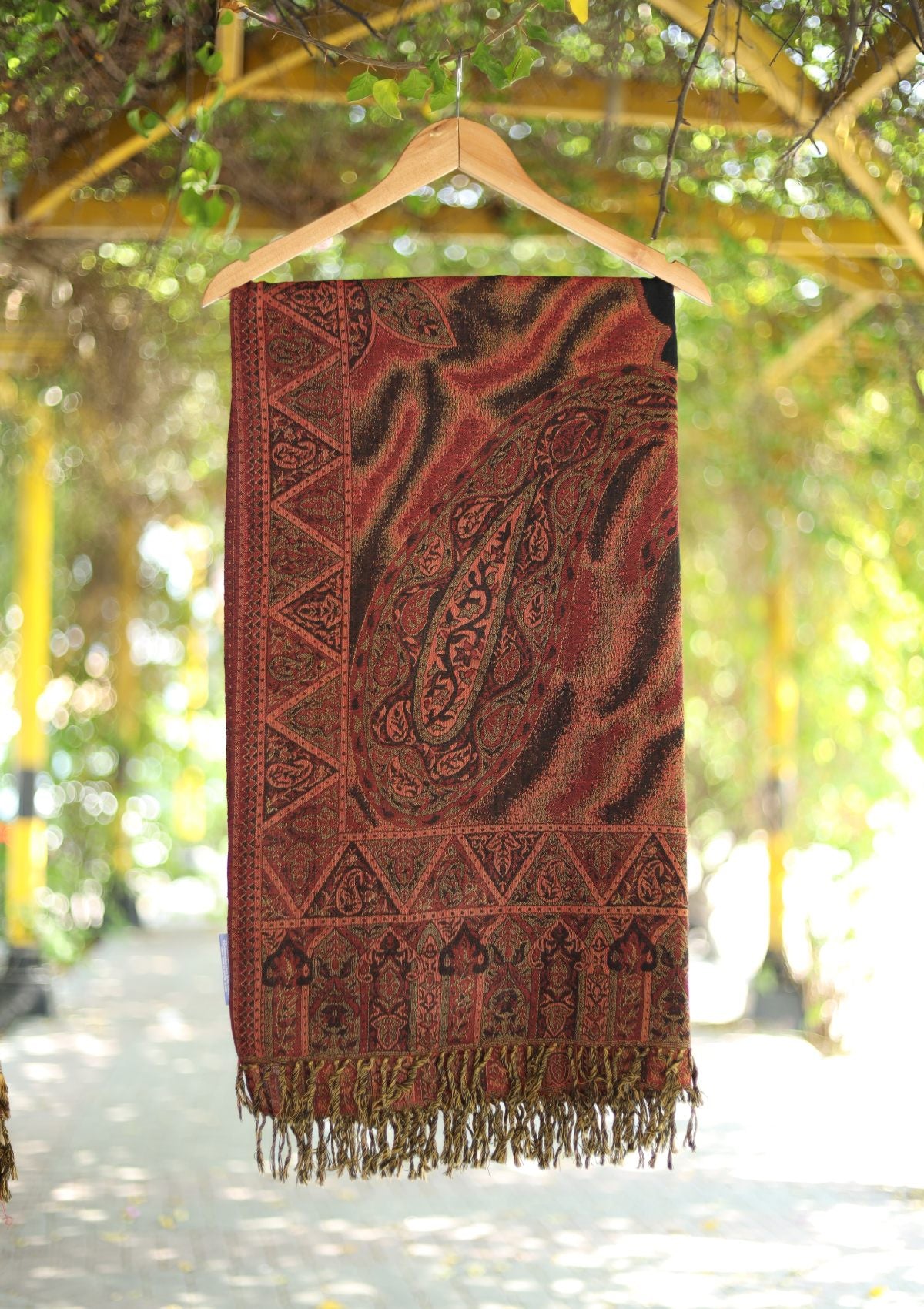 Water Wool Jamawar Shawl D - 01