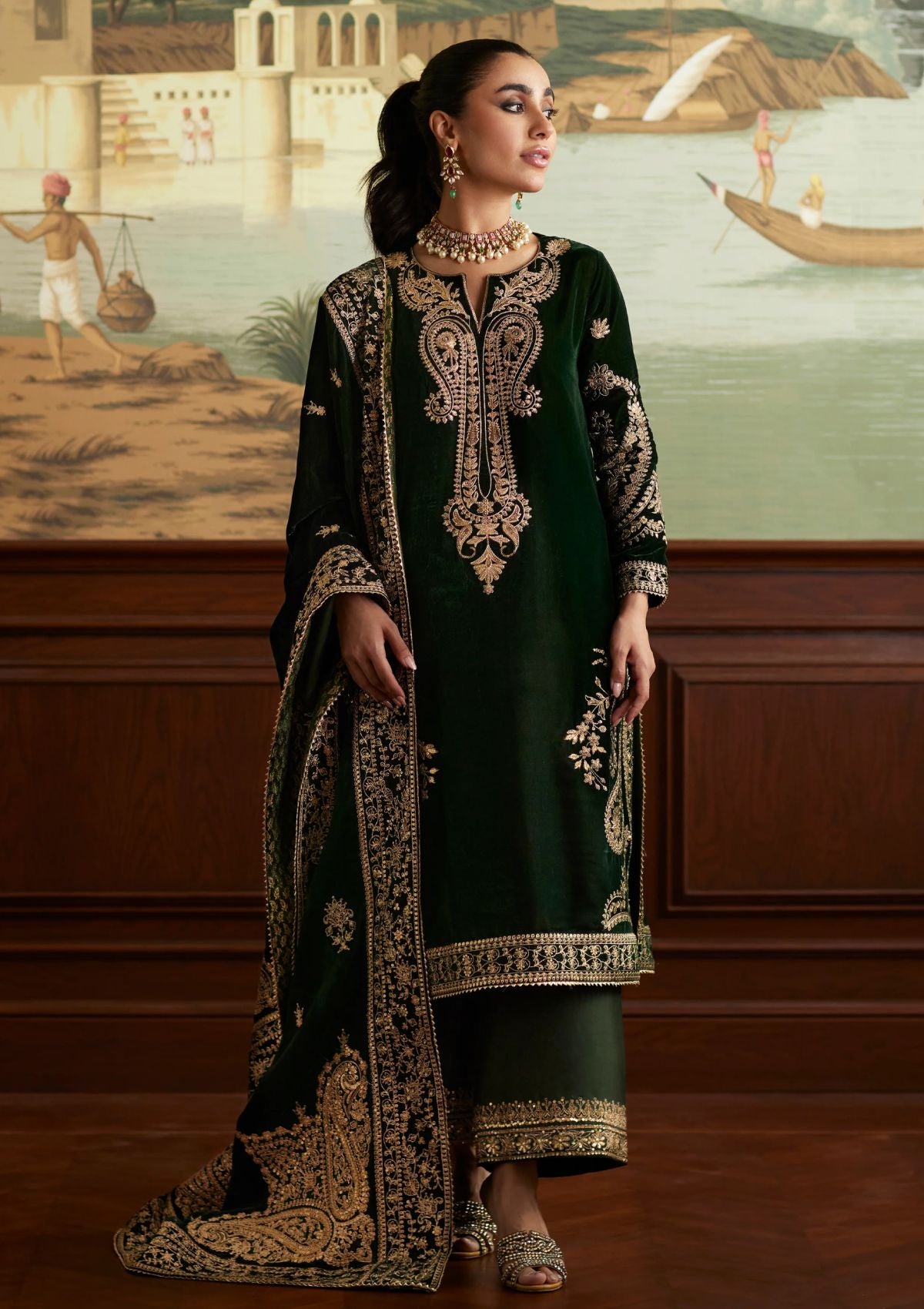 Winter Collection - Mina Hasan - Velvet Luxe - Zehra