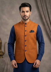 Elite Men Thai Cotton Silk Unstitched Waistcoat Fabric