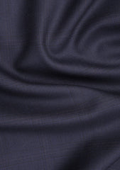 Drago Luxury Micron Super 160's Wool Fabric - Blue