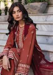 Lawn - Farasha - Bahar - FB25#03 - Russet Dusk