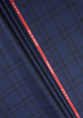 Dormeuil Microns Super 160's Wool Fabric - Blue
