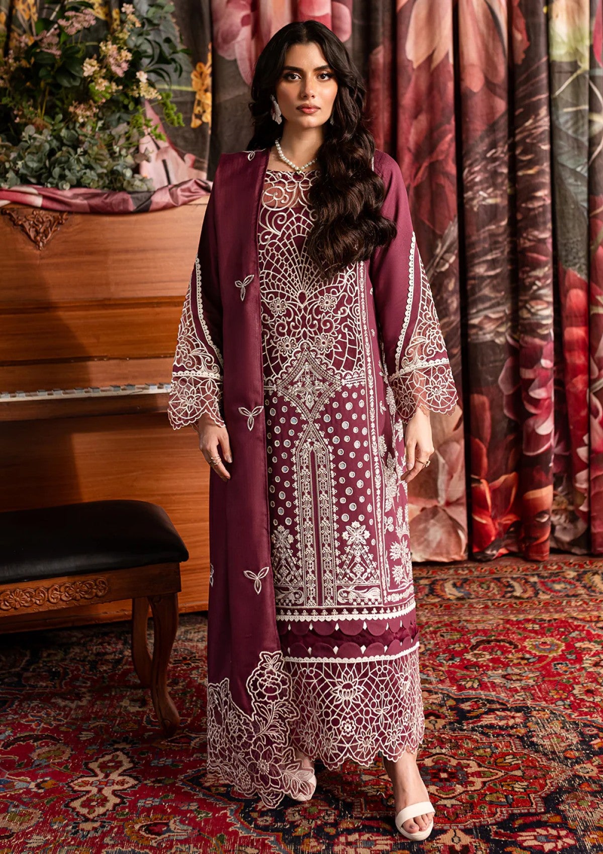 Winter Collection - Mahnur - Veronica - Luxury Karandi - MVL24#07 - Rose